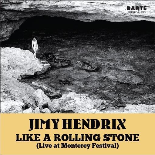 JUAN BARTE. "Like a rolling Stone". Jimmy Hendrix. Impresión digital, copia única. 18 x 18 cm.